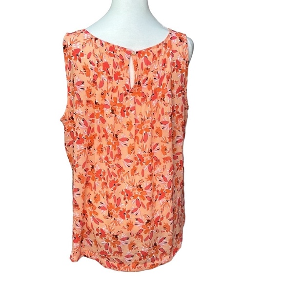 Talbots Sleeveless Floral Blouse - Picture 4 of 4